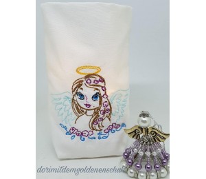 Stickserie - Engel Line Art